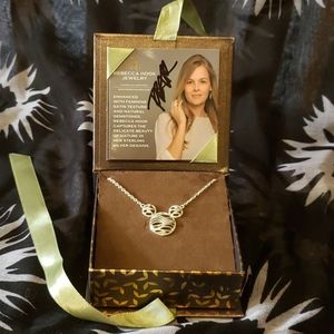 New Sterling Silver Mickey Mouse Necklace